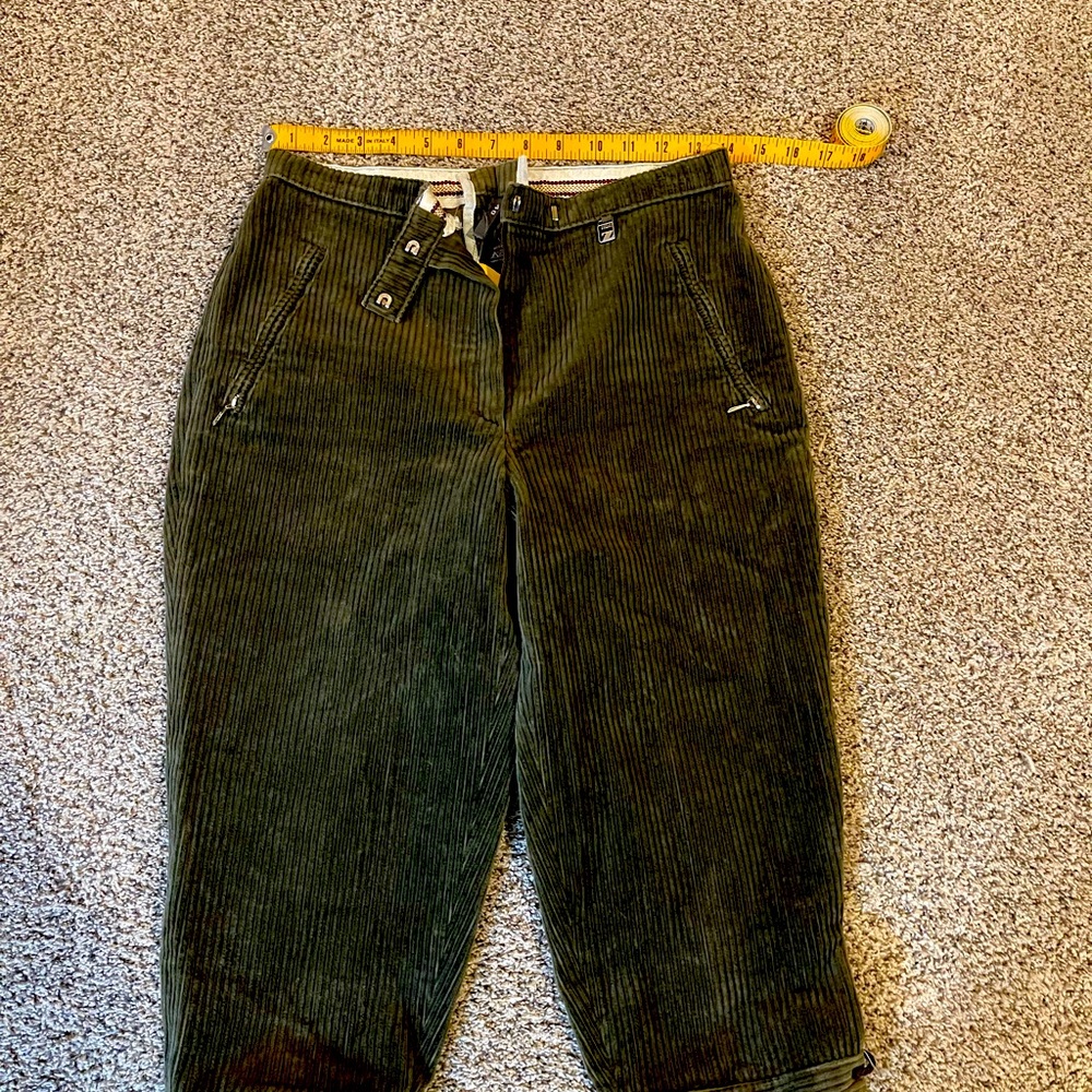 Womens 0 Vintage Corduroy bloomer style Trousers